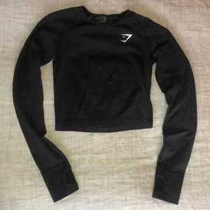 Gymshark Long-sleeve Crop Top Workout Top